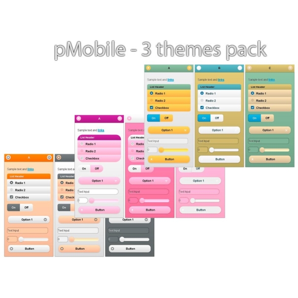 pMobile 3 themes pack - Soft