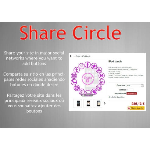Share Circle prestashop