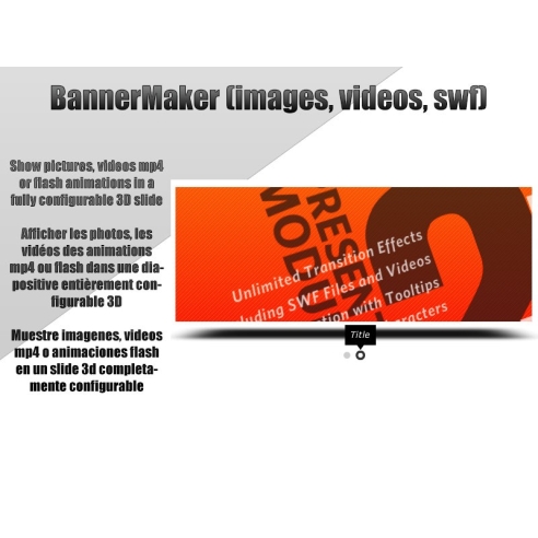Bannermaker - Curseur d'image Prestashop