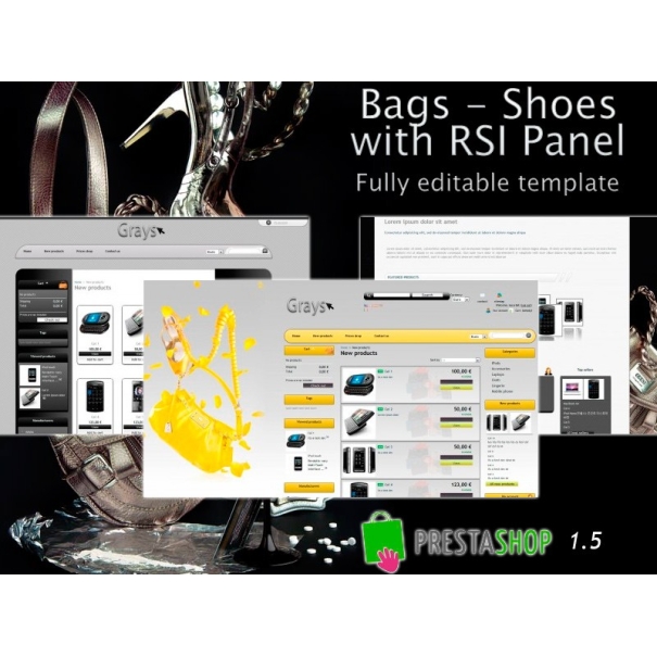 Bags Shoes With RSI panel (theme editor) - PS 1.5