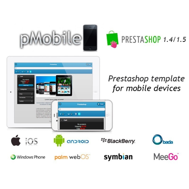 pMobile - Prestashop template for mobile devices