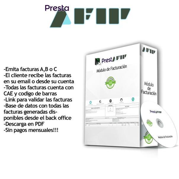 PrestAfip - Electronic Invoice  AFIP