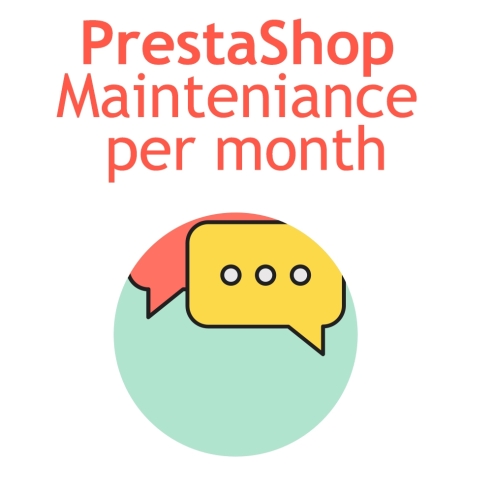 PrestaShop mainteniance per month