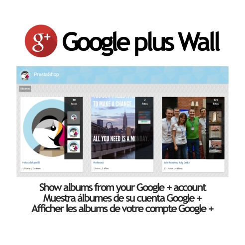 Google + Wall