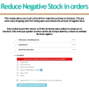 Reduzca el stock negativo en pedidos