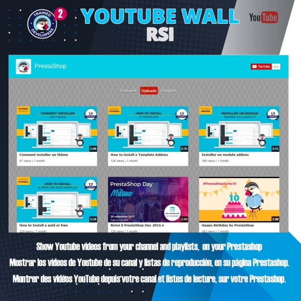 Youtube Wall