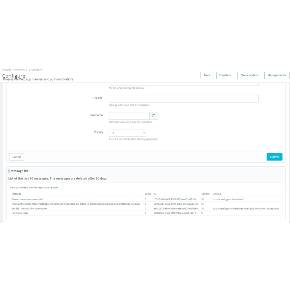 progressive downloader configurations