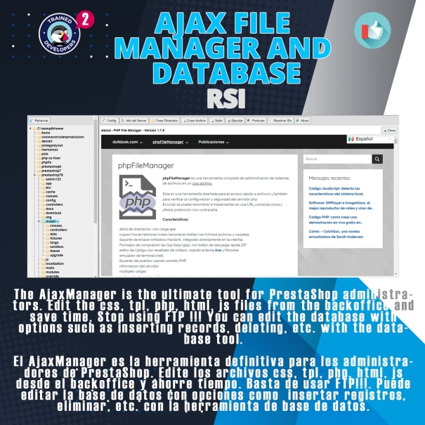 Ajax File / Database Manager