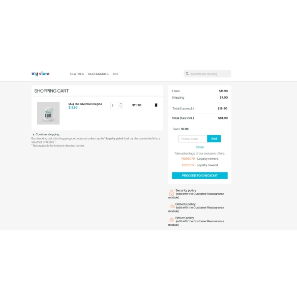 Loyalty Points PrestaShop 1.7/8