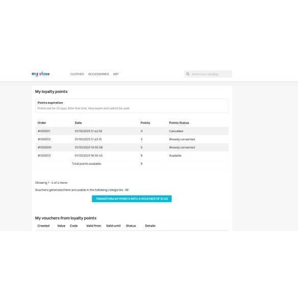 Loyalty Points PrestaShop 1.7/8