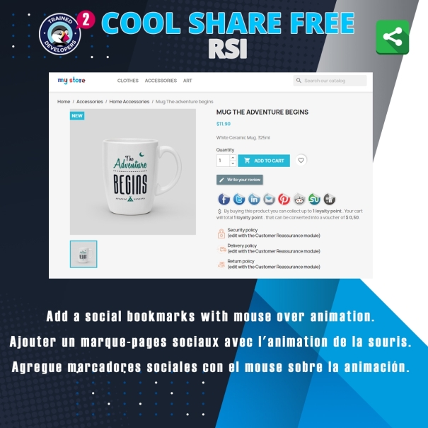 Cool Share en Redes Sociales free