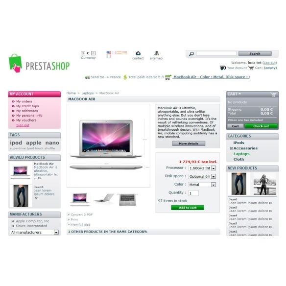 Last Orders - Prestashop Module